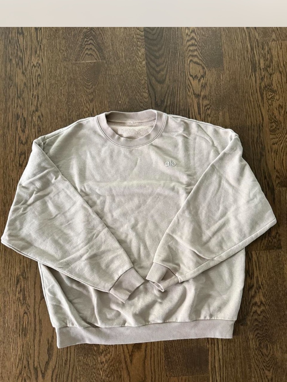 Alo Yoga Light Brown Sweat Set
